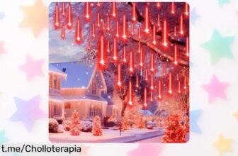 Guirnalda de luces led meteoros Auniq, ¡súper brillante y a precio rebajado! Enciende la magia en tu hogar antes de que se agote esta oferta única.