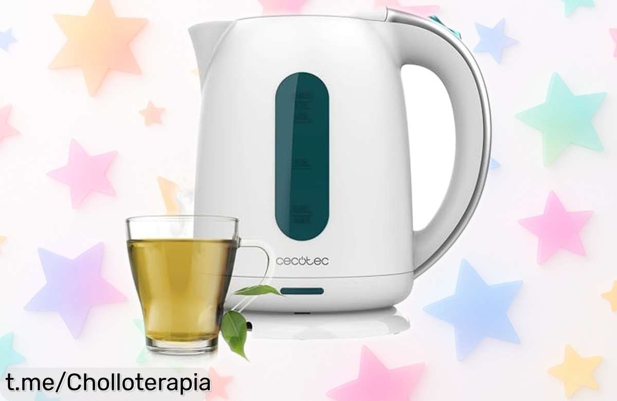 Hervidor de agua Cecotec Thermosense 1,7 L a un precio loco: calienta tu café o té al instante con este super chollo que transformará tus mañanas en momentos cálidos y placenteros.