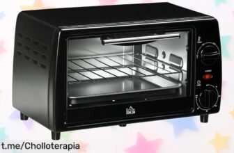 Horno eléctrico sobremesa HOMCOM de 10 L, ahora rebajado a un precio increíble; prepara tus platos favoritos rápido y sin complicaciones. ¡No te quedes sin el tuyo, date prisa!