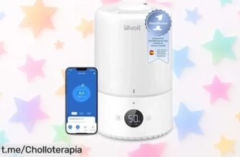 Humidificador inteligente LEVOIT con control por app y voz, tan grande que mejora tu sueño. ¡Aprovecha este precio rebajado antes de que se acabe! Tu bienestar lo merece ahora mismo.