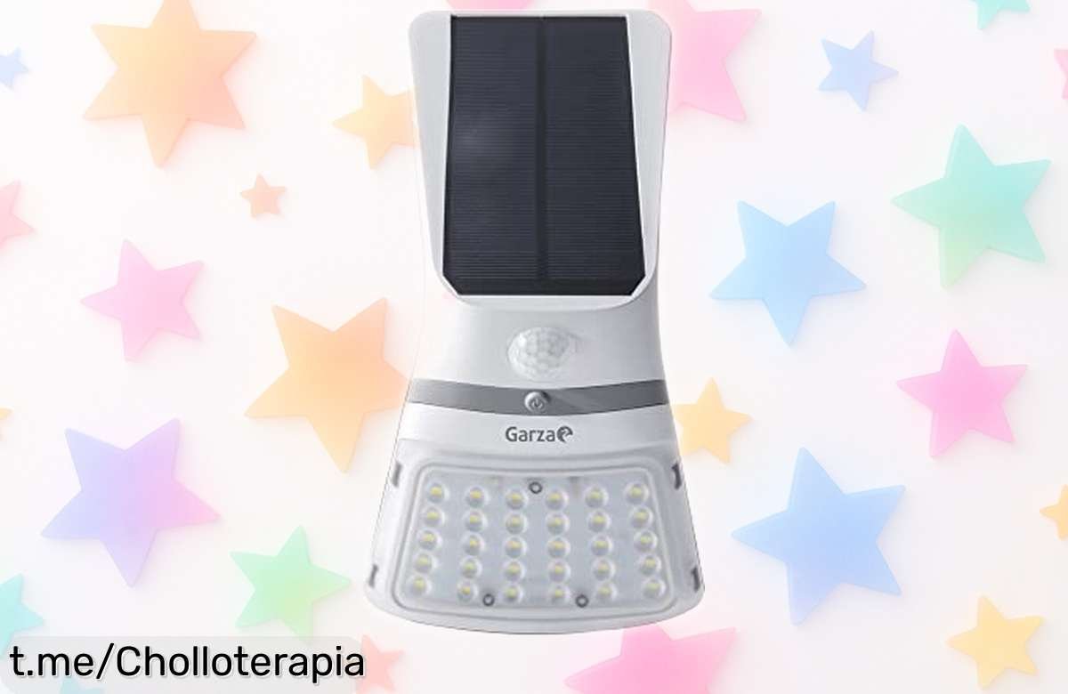 Ilumina tu hogar de noche con el aplique solar LED Garza, ¡super chollo con precio rebajado! Aprovecha esta oferta única y di adiós a las sombras hoy mismo.