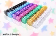 Imanes potentes ZDZBLX de 140 piezas en colores vibrantes que soportan hasta 10 hojas ¡Aprovecha este precio rebajado y llena tu hogar de alegría y orden ya!