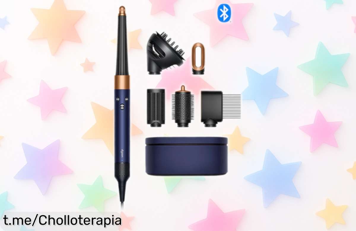 Impactante moldeador y secador Dyson Airwrap i.d.™ en Prussian blue / Copper, ¡aprovecha este super chollo antes de que se acabe y deslumbra con tu look!