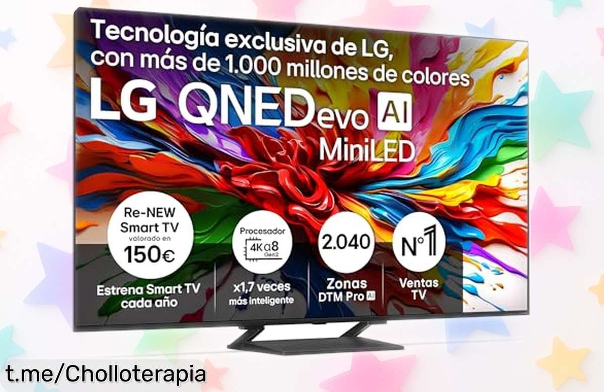 Impresionante TV de 65 pulgadas con MiniLED y 144 Hz, ¡ahora a precio rebajado! No dejes escapar esta súper oferta que mejorará tus tardes al instante.
