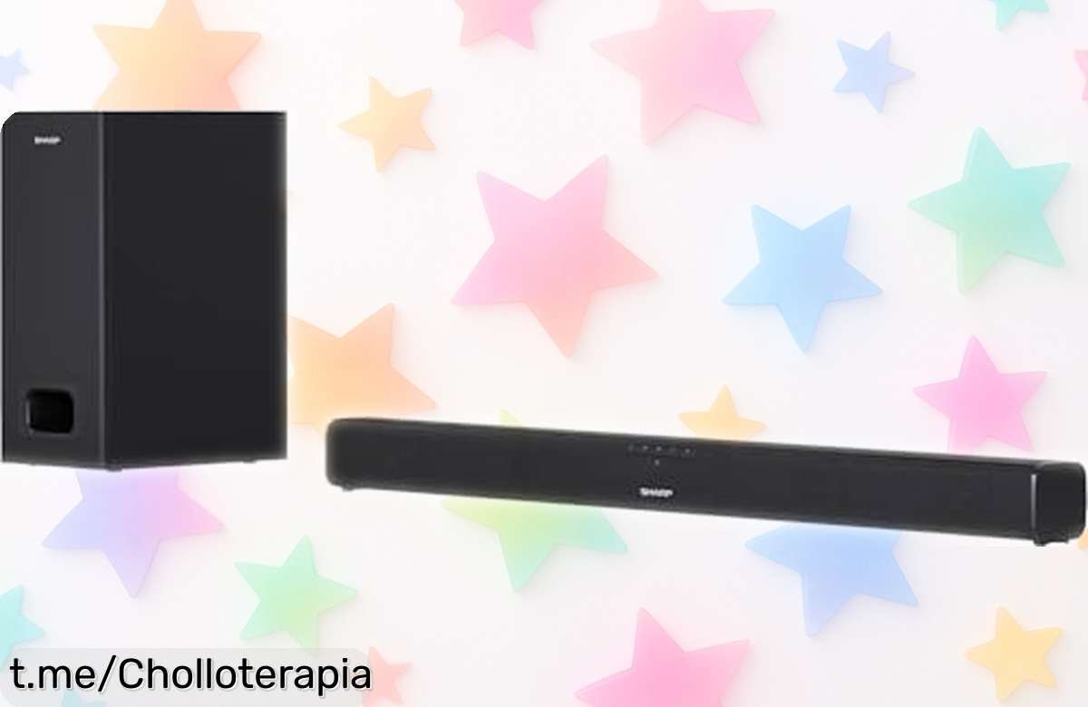 Impresionante barra de sonido slim Sharp para juegos y películas, con graves potentes ¡No te pierdas este precio rebajado que no volverá! Disfruta ya de un sonido envolvente.