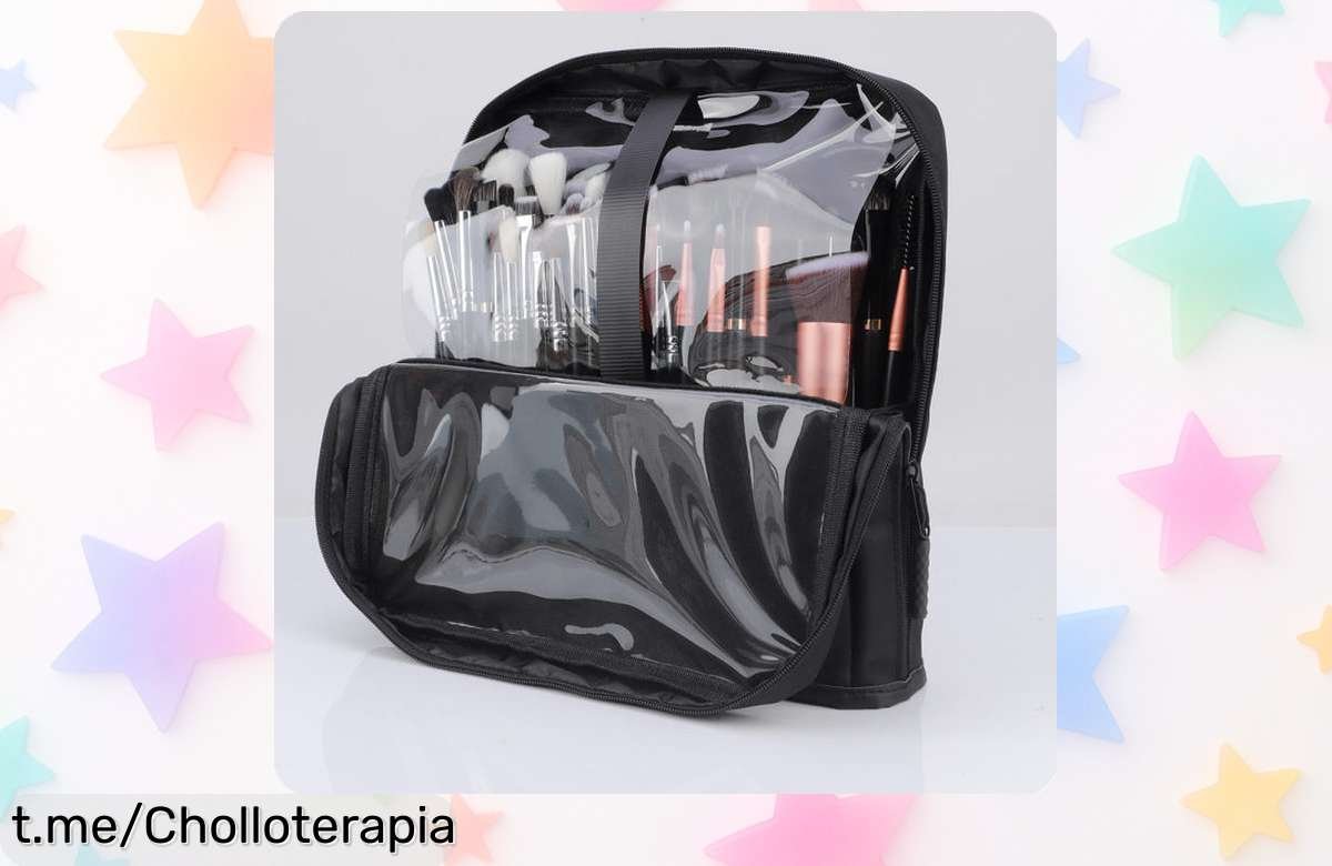 Impresionante bolso portátil de maquillaje con cierre magnético y gran capacidad a precio rebajado. ¡Organiza tu vida ahora mismo antes de que se agote!