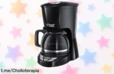 Impresionante cafetera de goteo Russell Hobbs, ideal para tu café diario y ahora a un precio rebajado que no puedes dejar escapar; ¡comienza tu día con energía!