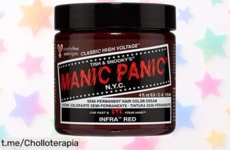 Impresionante coloración semipermanente Manic Panic Infra Red a precio loco, ¡rebaja limitada para darle vida a tu look y sentir esa adrenalina de un cambio auténtico!
