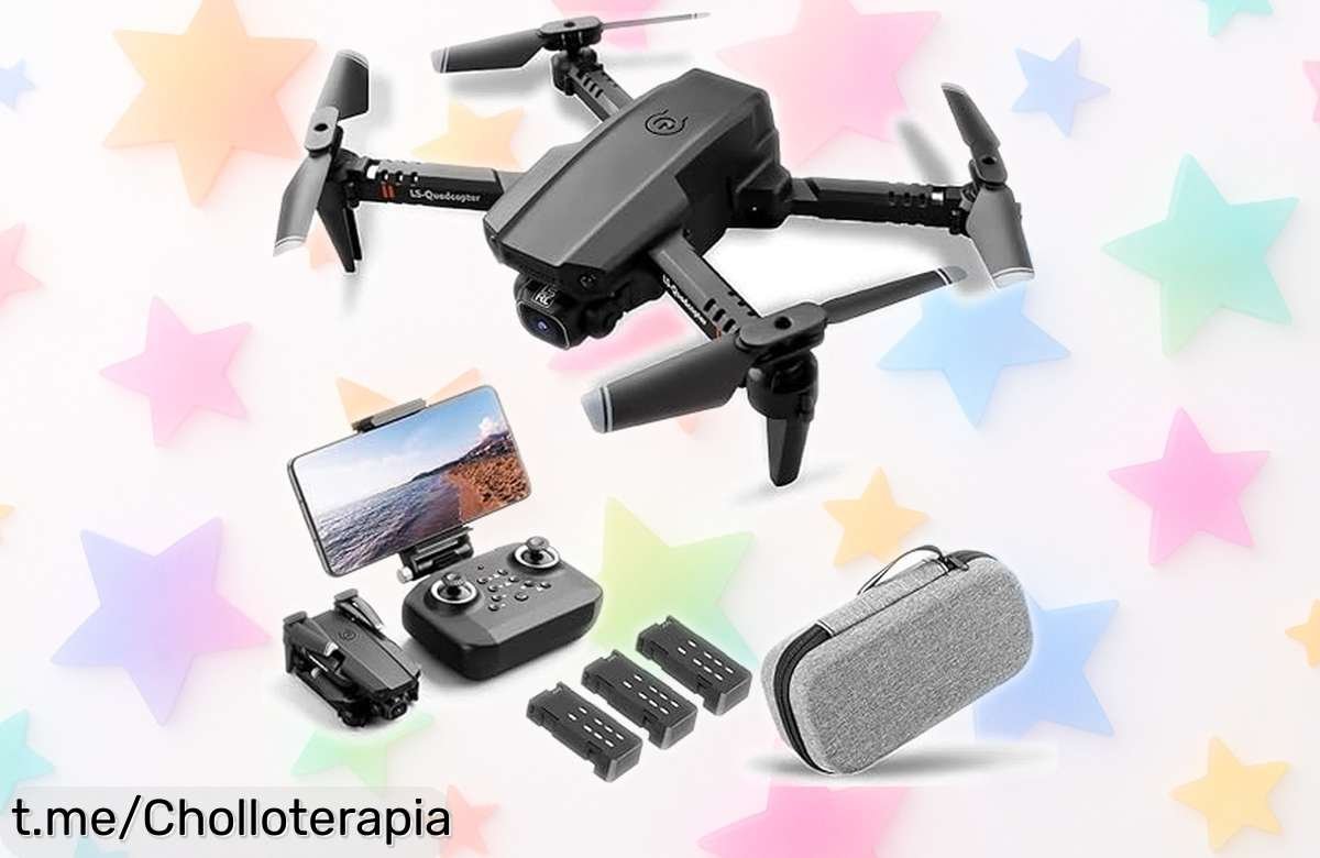 Impresionante drone 4K Goolsky con GPS y funciones increíbles a precio rebajado, vuela sin límites y captura tus momentos más espectaculares antes de que se acabe esta super oferta.