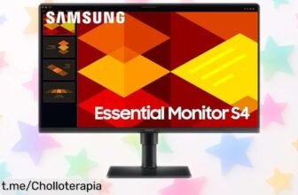 Impresionante monitor Samsung de 24” con colores reales y 100Hz a precio rebajado que hará vibrar tus juegos ¡apróvechalo ahora o quedará volando!