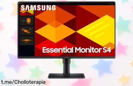 Impresionante monitor Samsung de 24” con colores reales y 100Hz a precio rebajado que hará vibrar tus juegos ¡apróvechalo ahora o quedará volando!
