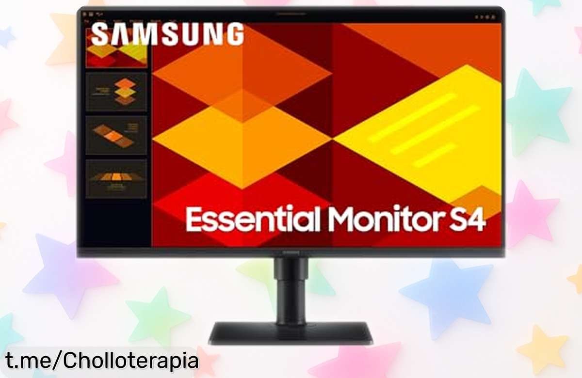 Impresionante monitor Samsung de 24” con colores reales y 100Hz a precio rebajado que hará vibrar tus juegos ¡apróvechalo ahora o quedará volando!