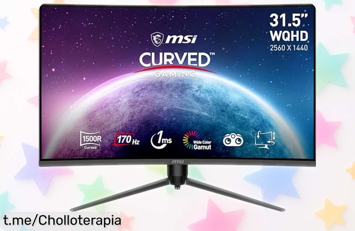 ¡Impresionante monitor curvo gaming MSI de 31,5” con zancada de refresco a 170 Hz! Aprovecha este super chollo y eleva tu experiencia de juego hoy mismo.