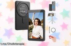 Impresionante pantalla magnética para monitor vlog selfie 4K a 120 fps, ahora con precio rebajado; crea sin límites y disfruta de la emoción en cada grabación. ¡Aprovecha ya esta oferta!