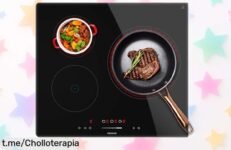 Impresionante placa vitrocerámica Cecotec de 3 zonas a un precio rebajado que no volverás a ver; cocina rápido y seguro, ¡aprovéchala antes de que se acabe!