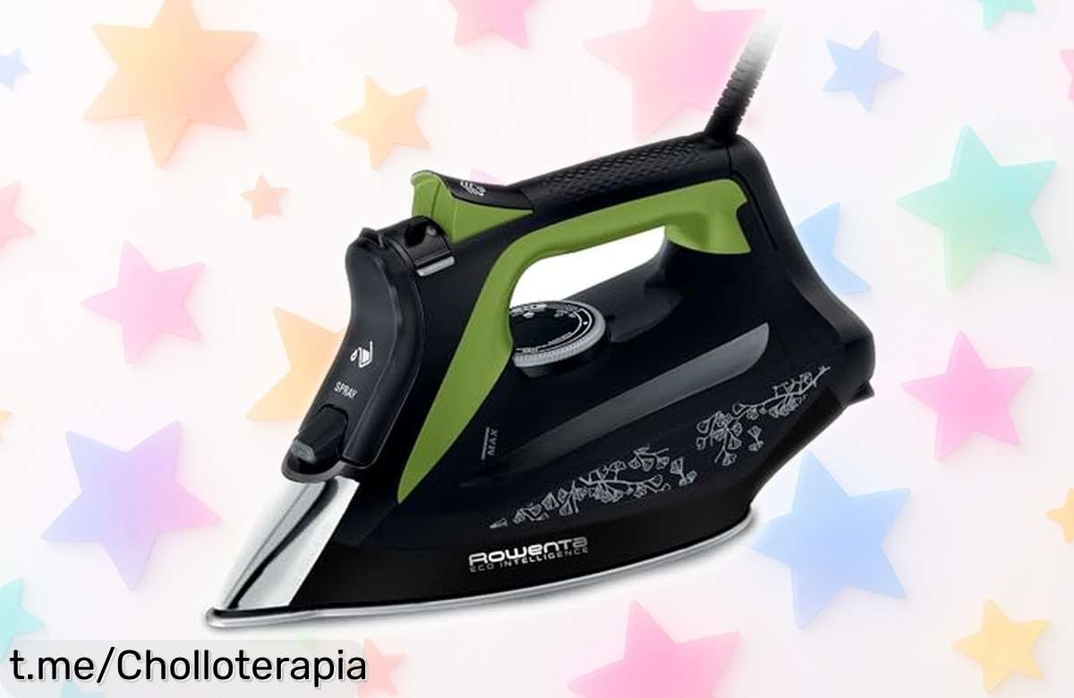 Impresionante plancha de vapor Rowenta Eco Intelligence, ahora a precio muy bajo para que tu ropa brille y luzca como nueva. ¡No te pierdas este ofertón!