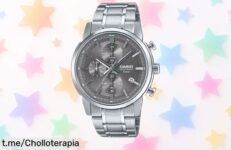 Impresionante reloj Casio para hombre con correa de acero resistente, ahora a un precio rebajado ¡No te quedes sin el tuyo y presume de estilo único cada día!