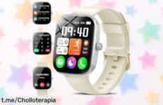 Impresionante reloj inteligente de 1.91” con llamadas Bluetooth y resistencia total al agua, ¡rebajado a un precio increíble que se irá volando! No pierdas la oportunidad de cuidar tu salud mientras disfrutas cada movimiento.