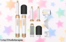 Impresionante secador de pelo 7 en 1 con rizador automático y diseño iónico a precio deslumbrante. Estilo de salón en casa, ¡no te quedes sin el tuyo!