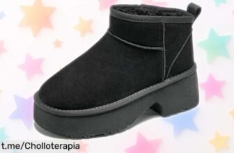 Impresionantes botines de tacón grueso Mishansha para mujer con suela antideslizante y diseño elegante a precio rebajado, ¡no te quedes sin el tuyo y brilla este invierno!