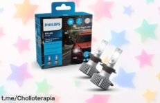 Impresionantes luces LED Philips para tu coche, iluminan un 220% más y ahora a precio rebajado; no dejes pasar esta oferta limitada que hará tus noches más brillantes y seguras.
