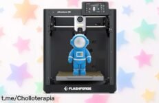 Impresora 3D Flashforge Adventurer con tecnología de nivelación automática, price rebajado y velocidad ultrarrápida ¡No dejes pasar esta oportunidad única para dar rienda suelta a tu creatividad!