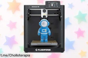 Impresora 3D Flashforge Adventurer con tecnología de nivelación automática, price rebajado y velocidad ultrarrápida ¡No dejes pasar esta oportunidad única para dar rienda suelta a tu creatividad!