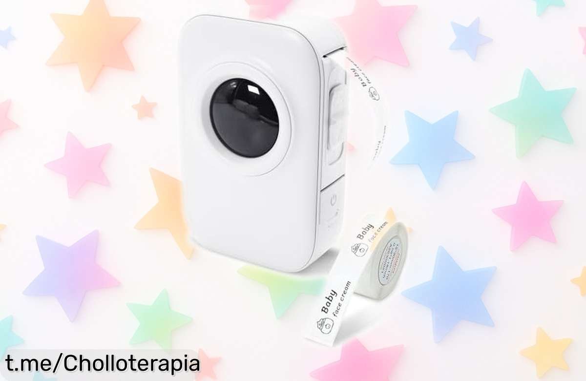 Impresora de etiquetas inalámbrica Yiweog a precio muy bajo, imprime sin parar y organiza tu vida al instante. ¡No te pierdas este ofertón que vuela!