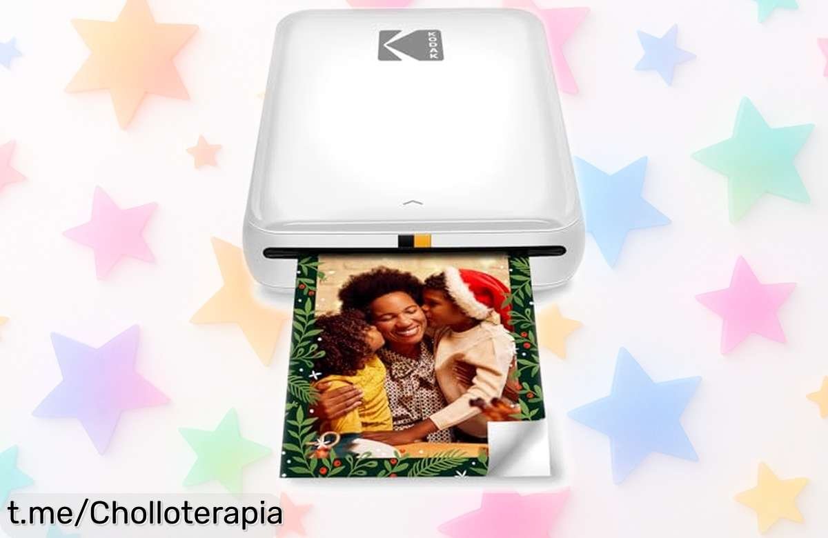 Impresora de fotos instantánea Kodak Step: crea recuerdos en color al instante con esta oferta única que no verás dos veces ¡aprovéchala antes de que se agote!