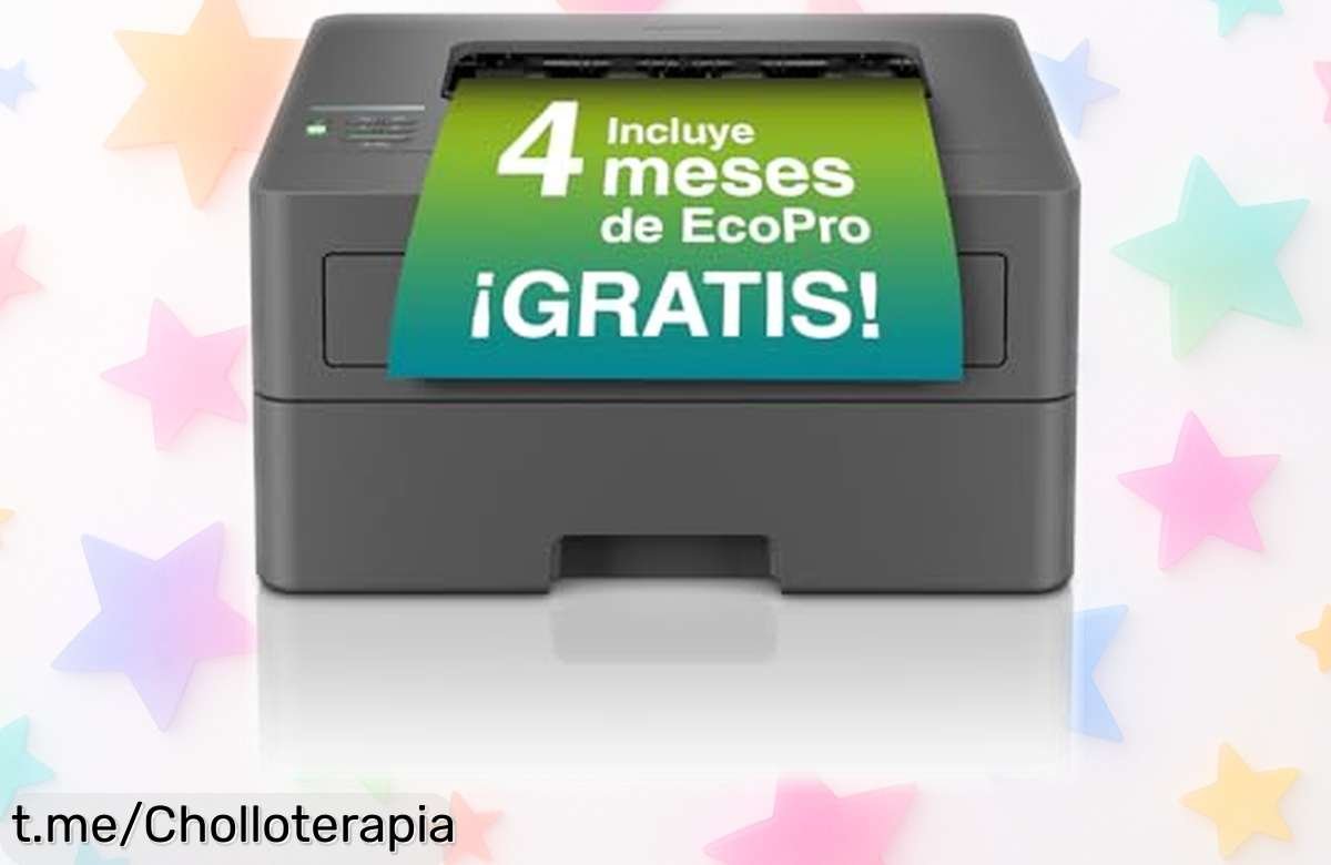 Impresora láser Brother súper rápida con doble cara automática, rebajada en precio loco ¡Aprovecha este chollo y dale vida a tus ideas sin complicaciones!