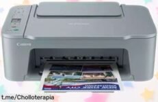 Impresora multifunción Canon PIXMA con conexión inalámbrica a precio loco, imprime desde el móvil sin líos. ¡Aprovecha este ofertón antes de que vuele!