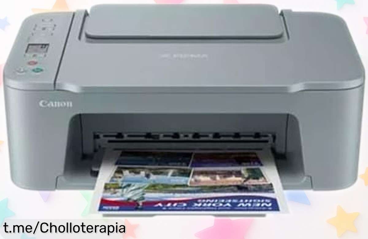 Impresora multifunción Canon PIXMA con conexión inalámbrica a precio loco, imprime desde el móvil sin líos. ¡Aprovecha este ofertón antes de que vuele!