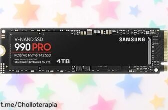 Increíble SSD interno Samsung 990 PRO de 4TB, velocidad que vuela hasta 7.450MB/s: ¡aprovecha este precio rebajado y lleva tus juegos al siguiente nivel ya!