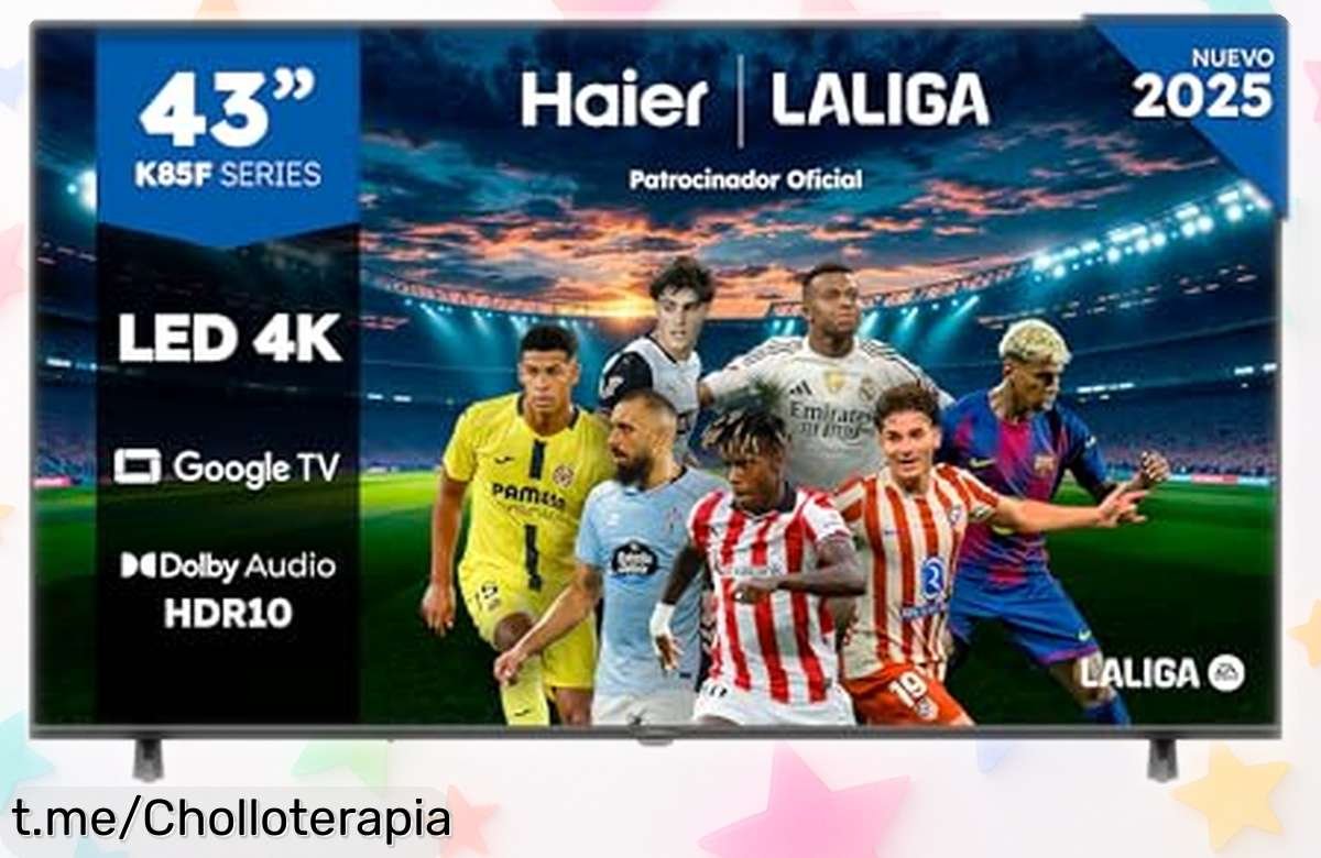 Increíble Smart TV Haier 43 4K UHD con Dolby Audio a precio rebajado, ¡vive el cine en casa y disfruta tu maratón favorita ya!