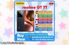 Increíble Smartphone 5G Realme GT con pantalla gigante y batería de 7000mAh a precio loco, aprovecha este ofertón antes de que se agote ¡hazlo tuyo y disfruta cada momento!