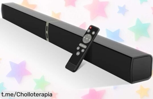 Increíble barra de sonido para TV con 360° de sonido envolvente a un precio rebajado que no vuelve, ¡disfruta el cine en casa como nunca antes y corre que vuelan!