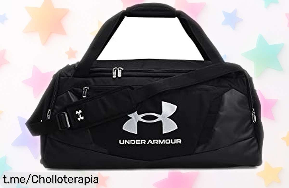 Increíble bolsa deportiva Under Armour de 40 litros: súper resistente y ahora a un precio loco que no podrás dejar pasar; ¡hazla tuya antes de quedarte sin ella!