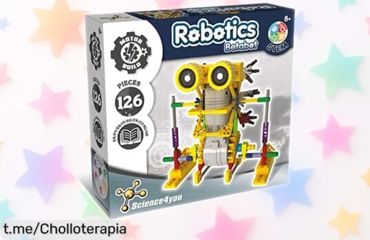 Increíble kit de robótica con más de 120 piezas para construir tu propio robot, ¡rebajado a un precio loco! Aprovecha esta oportunidad única y despierta la emoción del ingeniero que llevas dentro.