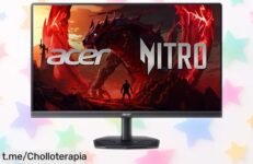 Increíble monitor gaming Acer Nitro 23,8 Full HD con 200 Hz a precio rebajado ¡No pierdas la oportunidad de jugar sin límites y vive la emoción como nunca!