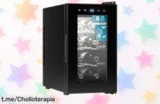 Increíble nevera para vino Cecotec con enfriamiento silencioso y temperatura ajustable; ahora a un precio de locura, ¡no te pierdas este descuentazo y asegura tus vinos perfectos ya!
