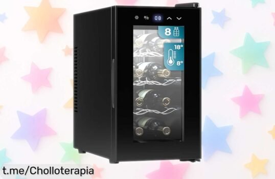 Increíble nevera para vino Cecotec con enfriamiento silencioso y temperatura ajustable; ahora a un precio de locura, ¡no te pierdas este descuentazo y asegura tus vinos perfectos ya!