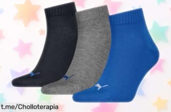 Increíble pack de calcetines Puma unisex con soporte perfecto y súper livianos, ¡ahora a precio rebajado! No te los pierdas, vuela por ellos y disfruta cada paso.