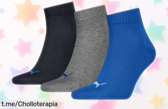 Increíble pack de calcetines Puma unisex con soporte perfecto y súper livianos, ¡ahora a precio rebajado! No te los pierdas, vuela por ellos y disfruta cada paso.