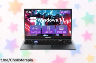 Increíble portátil Blackview AceBook 8 con 16 GB RAM a precio rebajado, un súper chollo que te impulsará al éxito. ¡No dejes pasar esta oportunidad única y transforma tu rutina ya!