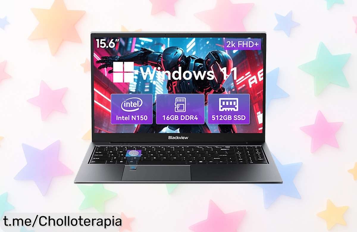 Increíble portátil Blackview AceBook 8 con 16 GB RAM a precio rebajado, un súper chollo que te impulsará al éxito. ¡No dejes pasar esta oportunidad única y transforma tu rutina ya!