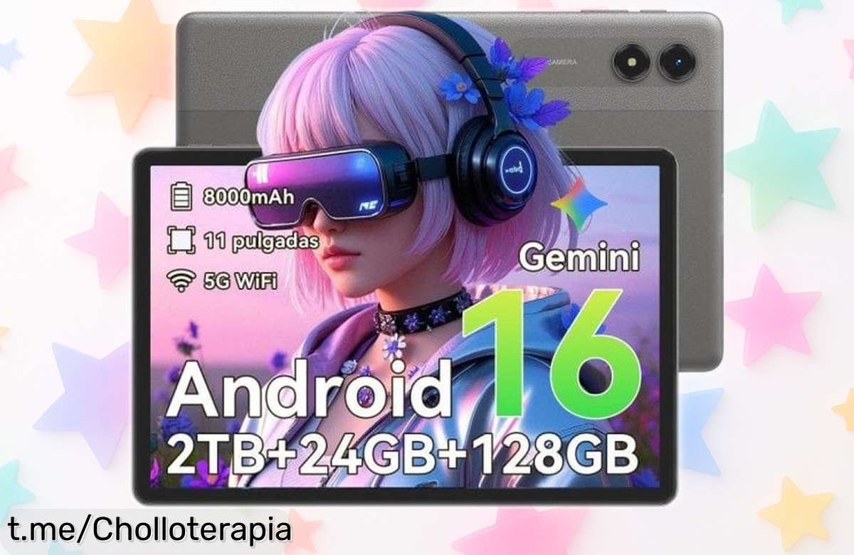 Increíble tablet Tabwee T50 de 11” con 128GB y batería gigante ¡rebajada a precio loco! No pierdas esta ganga, tu diversión te está esperando.