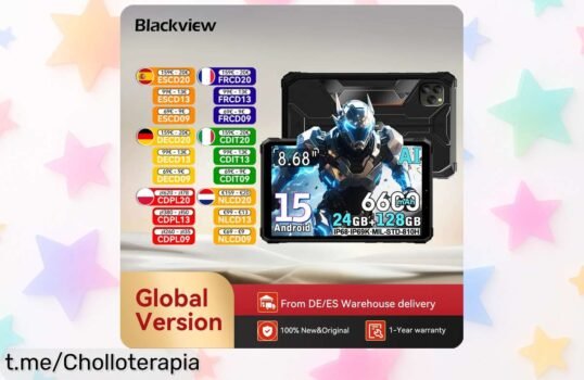 Increíble tablet resistente Blackview Active 5 con pantalla HD+ y batería potente a un precio rebajado que volará, ¡aprovéchalo antes de quedarte sin la tuya!