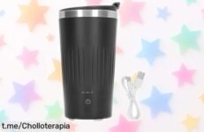 Increíble taza de café autoagitadora Wifehelper 400ml con altavoz para música, ¡nuevo precio loco por tiempo limitado! Sorbe felicidad en cada trago y no dejes pasar esta oportunidad.