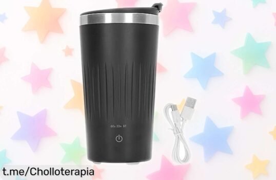 Increíble taza de café autoagitadora Wifehelper 400ml con altavoz para música, ¡nuevo precio loco por tiempo limitado! Sorbe felicidad en cada trago y no dejes pasar esta oportunidad.