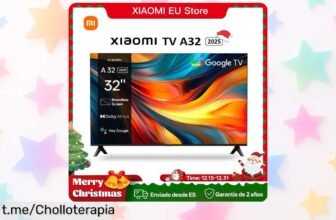 Increíble televisión compacta Xiaomi con sonido envolvente Dolby y pantalla vibrante, aprovecha el descuento brutal antes de que se agote, ¡no te quedes sin tu super chollo!